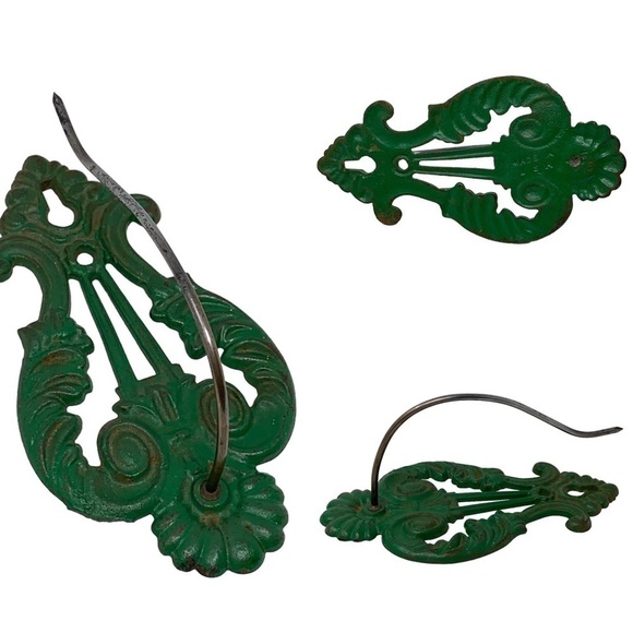 Antique Art Nouveau Wall Mount Receipt Hook - Picture 6 of 7